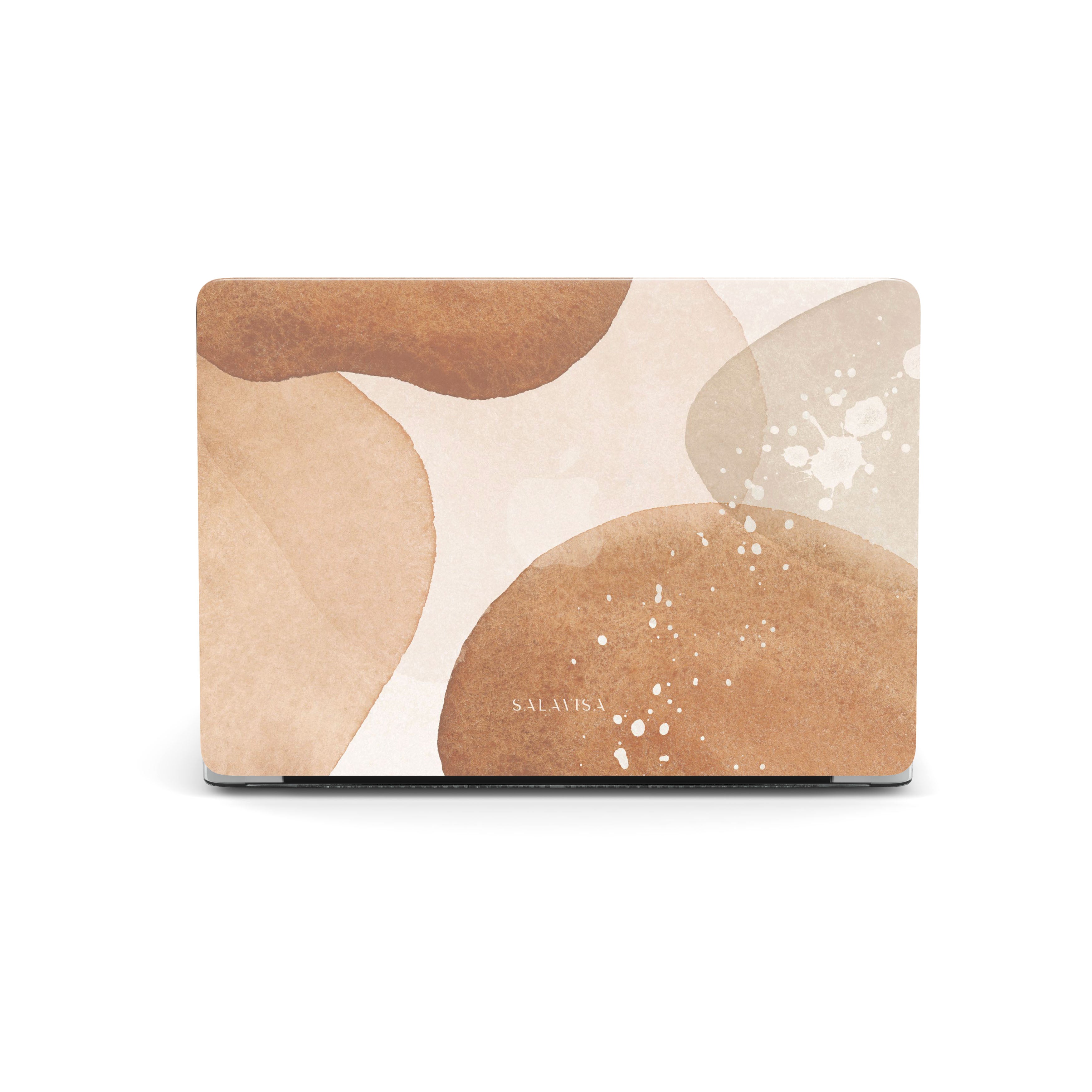 Premium Beige Crush MacBook Case - Slim Protective Cover for MacBook Air & Pro - Perfect for Work, Travel & School