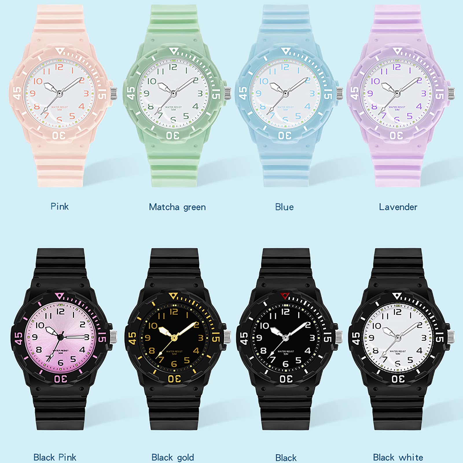 Nurse Watches for Women - 5ATM Waterproof Analog Quartz Wristwatch for Medical Professionals