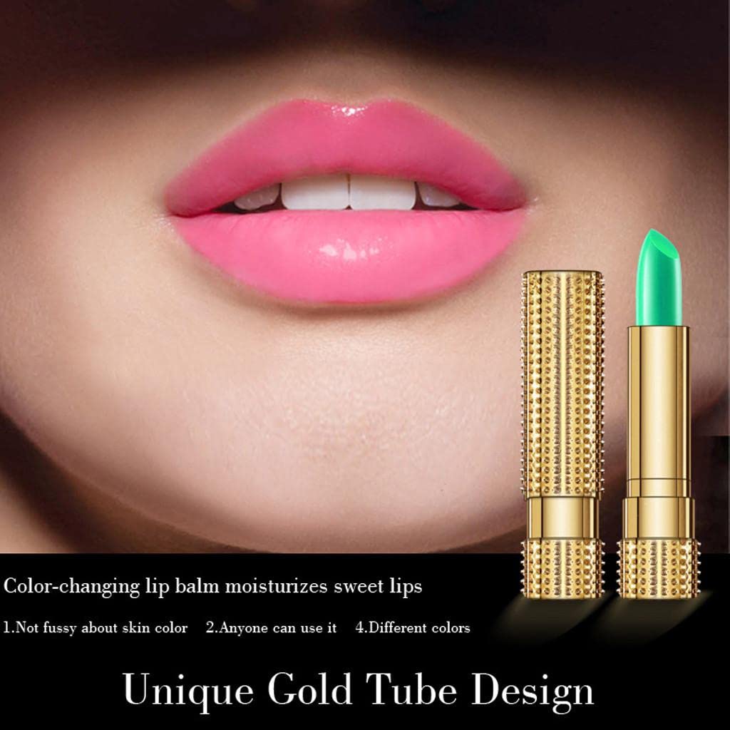 Aloe Vera Lip Balm with Temperature Color Change - Long Lasting Moisturizing & Nourishing Lip Care Makeup | Perfect for Dry Lips, Winter Protection & Everyday Use