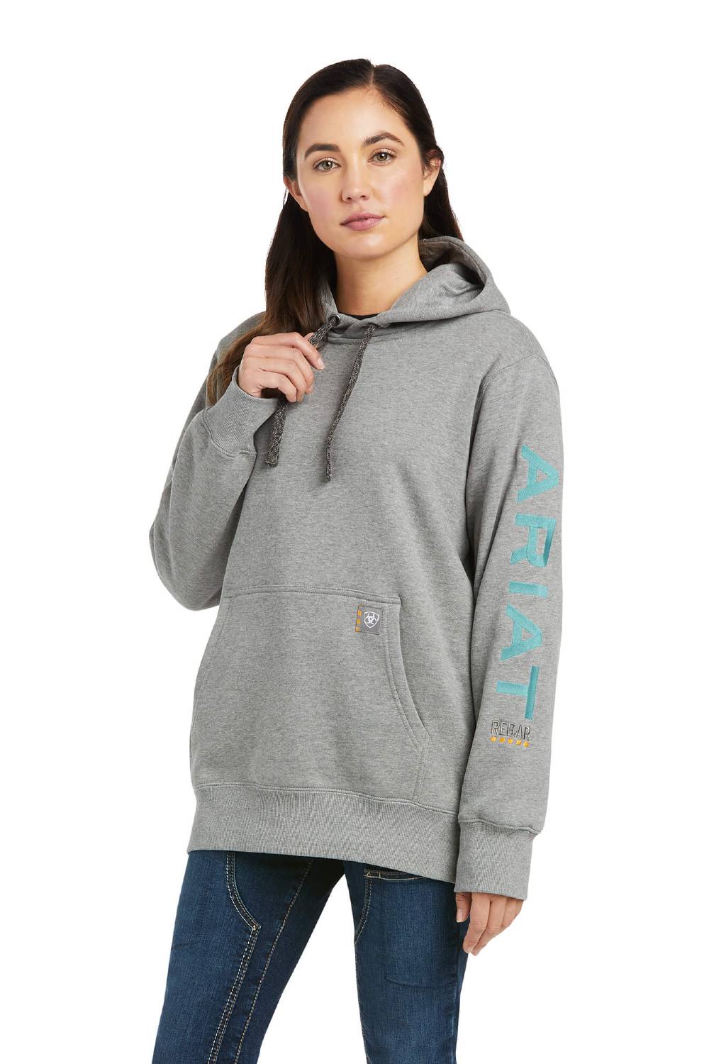 Ariat Rebar Women's Graphic Hoodie - Stylish & Comfortable Pullover for Casual Wear, Outdoor Activities & Workouts