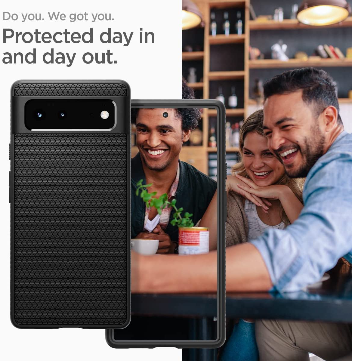 Google Pixel 6 Case - Matte Black Protective Cover | Slim Fit, Shockproof & Scratch Resistant | Perfect for Everyday Use, Travel & Outdoor Activities