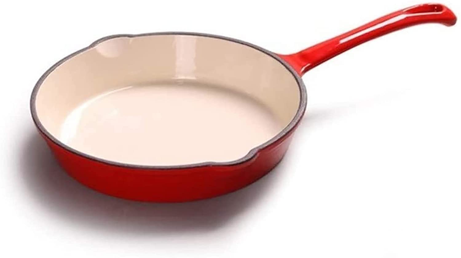 SYXBXZ Tegami Pan - 12 Inch Long Handle Cast Iron Skillet with Glazed Non-Stick Surface - Perfect for Searing, Frying & Stir-Frying - Ideal for Stovetop, Oven & Camping Cooking