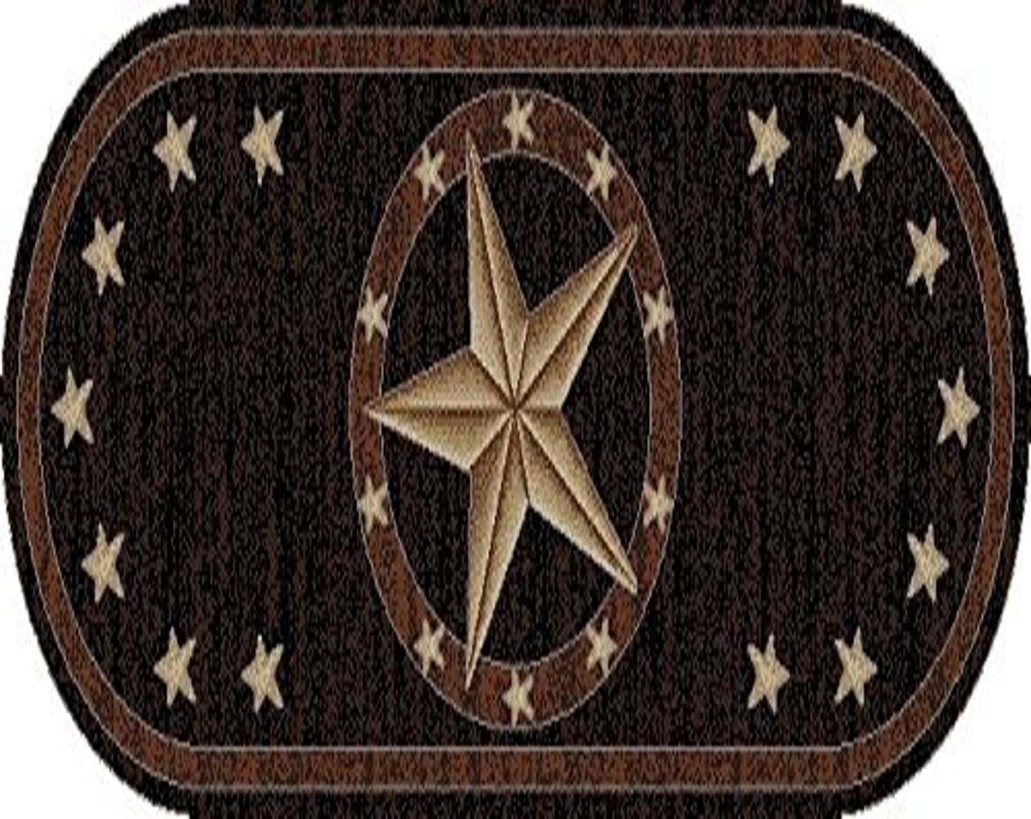 Western Texas Star Area Rug 2'2