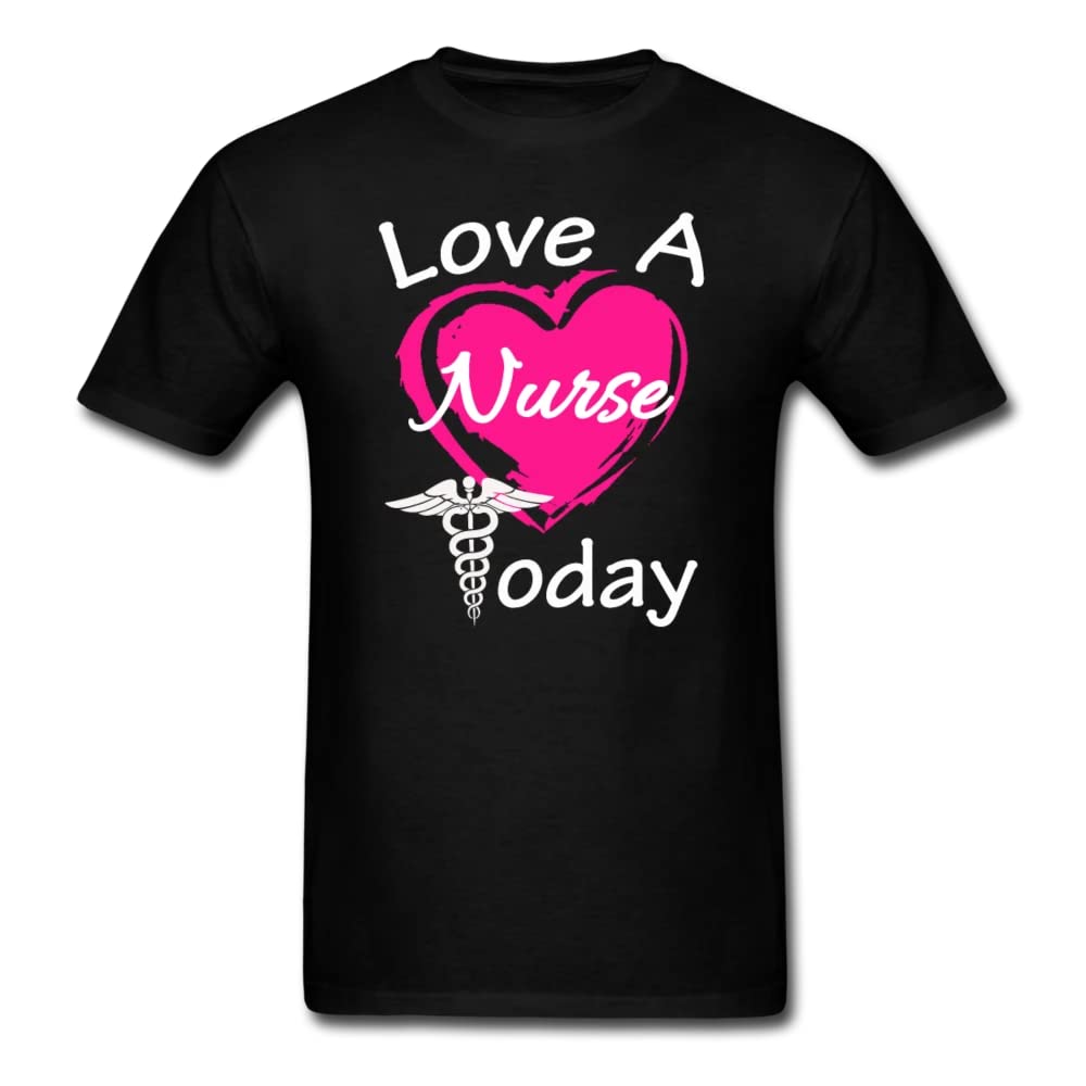 Love A Nurse Today T-Shirt - Comfortable Cotton Appreciation Gift for Healthcare Workers - Perfect for Nurses Week, Medical Graduation & Hospital Staff Recognition