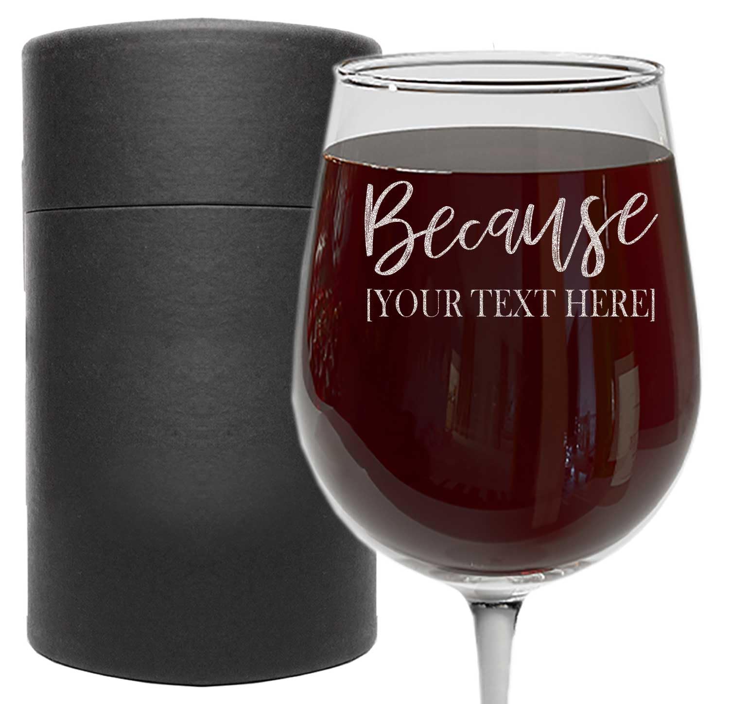 Personalized 16oz Stemless Wine Glass - Custom Engraved Mother's Day, Birthday & Bridesmaid Gift for Women - Unique Christmas Present for Mom - Perfect for Wine Nights, Weddings & Special Occasions