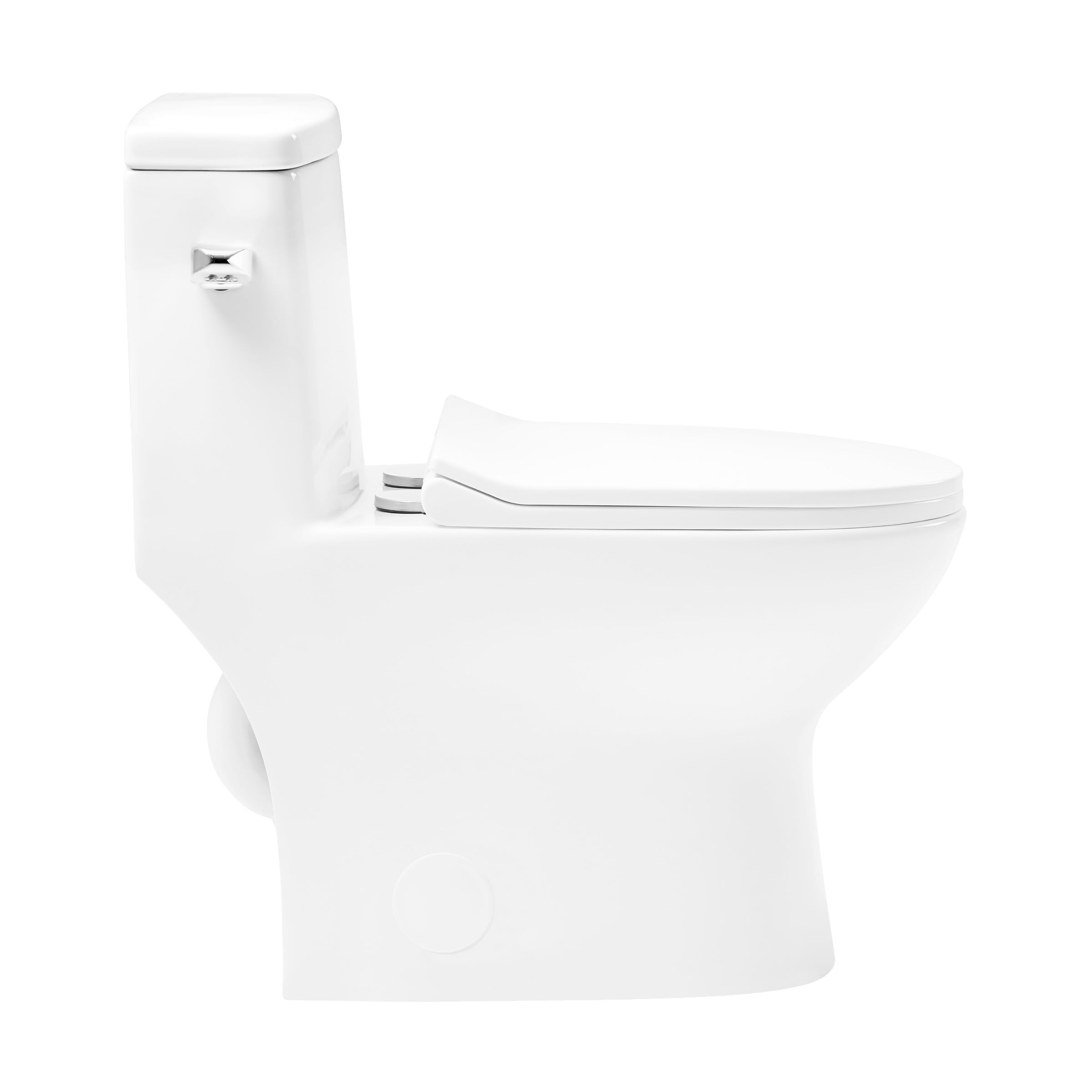 Ivy One-Piece Elongated Toilet with Left Side Flush, 10