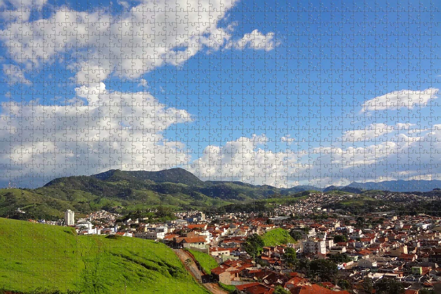 1000-Piece Wooden Jigsaw Puzzle for Adults - Brazil Itajuba Landscape Travel Souvenir | Perfect for Relaxation, Family Game Night & Home Decor