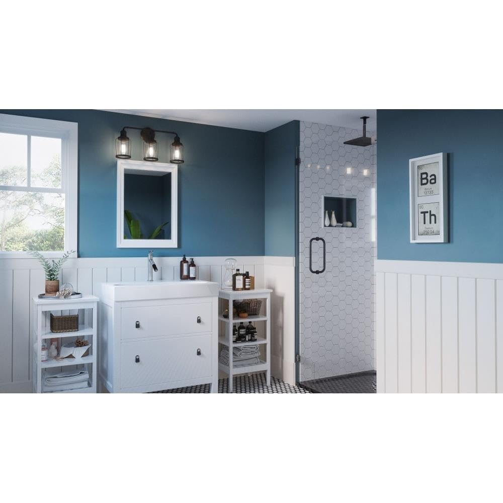 3-Light Transitional Vanity Light for Bathroom - 71-Bel-3383694 - Elegant Bathroom Lighting Fixture for Makeup Vanity, Dressing Room & Powder Room