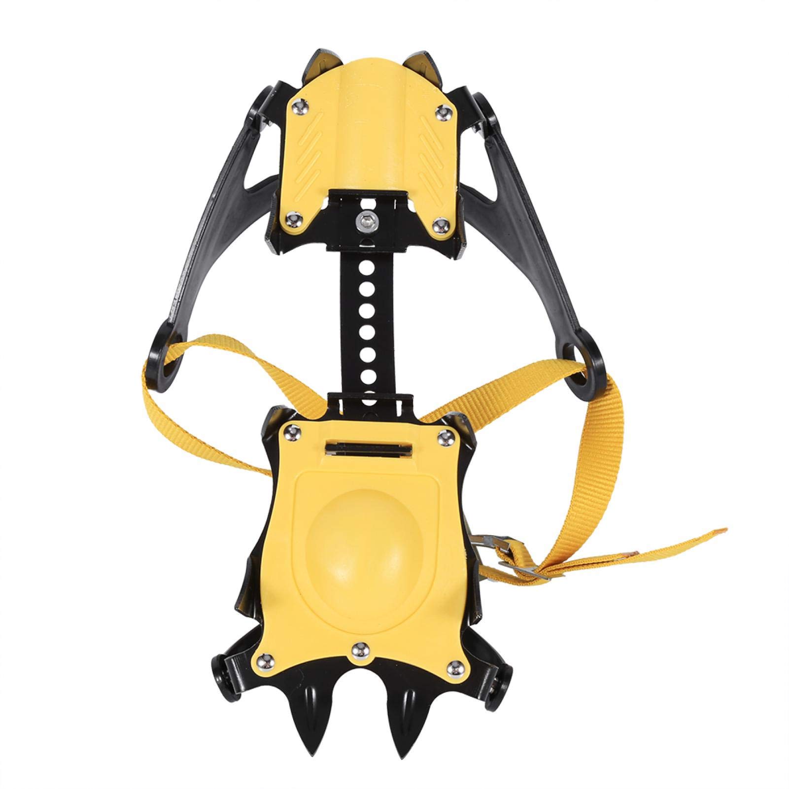 EVTSCAN 10-Tooth Ice Cleats for Hiking - Anti-Slip Crampons with Adjustable Straps for Snow, Ice & Winter Trails | Perfect for Outdoor Adventures, Mountain Climbing & Icy Sidewalks