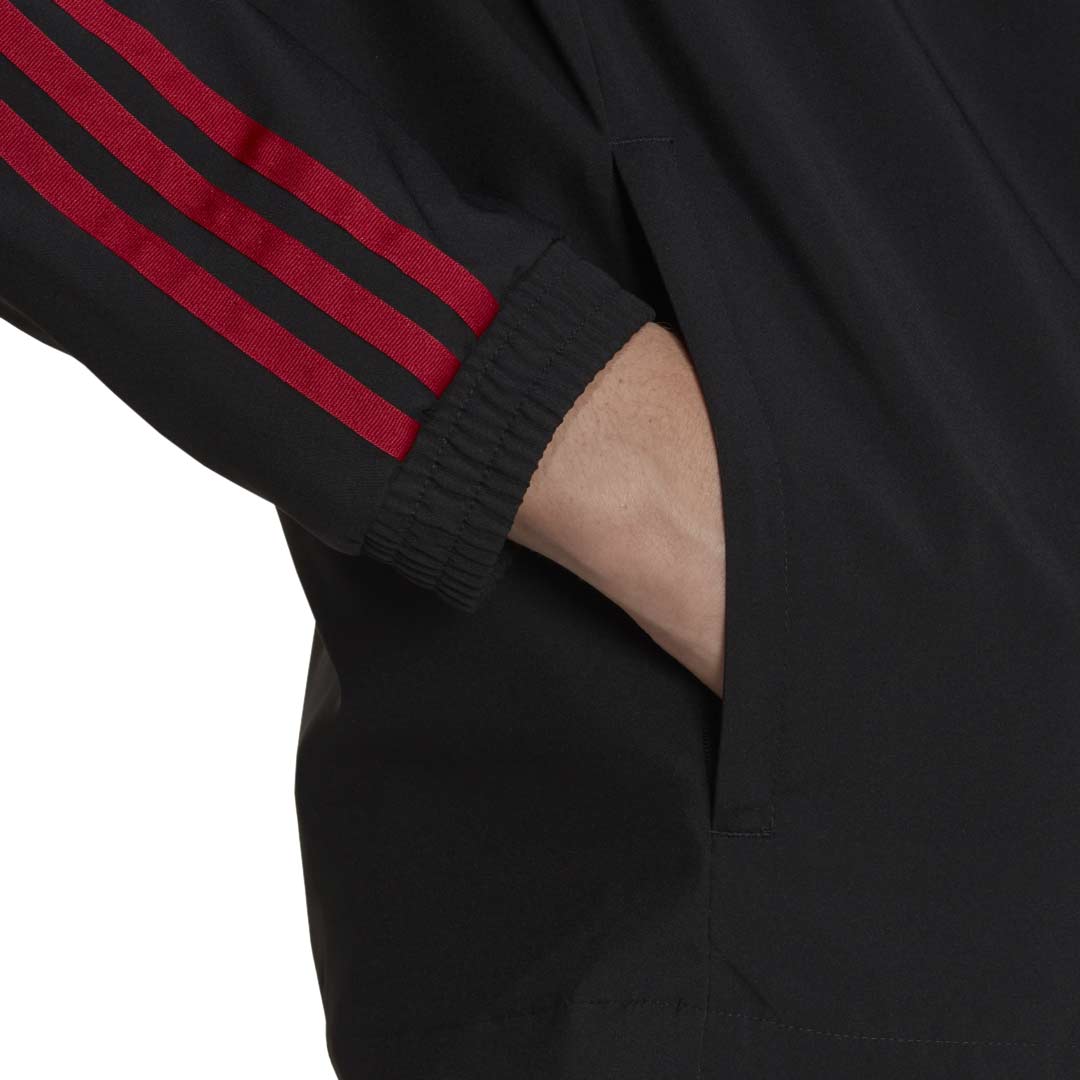 Adidas Men's FIFA World Cup 2022 Official Emblem Jacket HC3450 - Lightweight Soccer Jacket for Fans, Training & Outdoor Sports