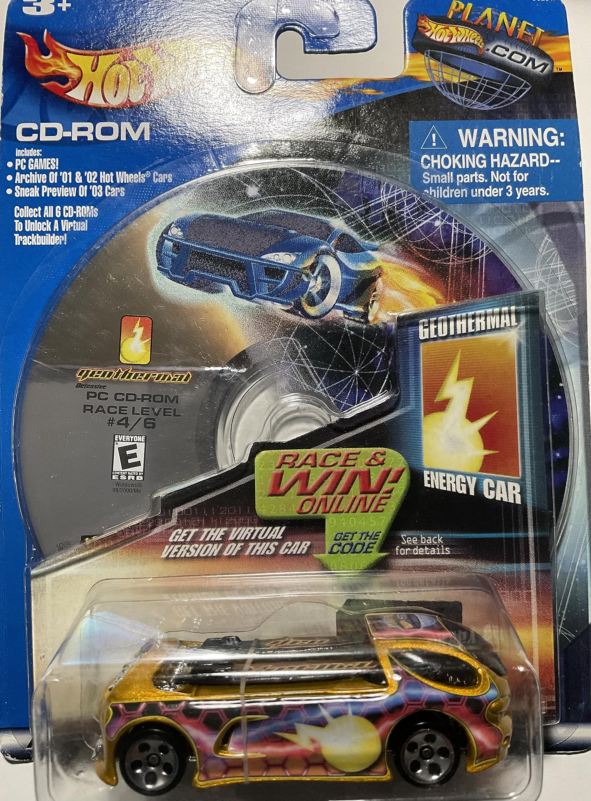Hot Wheels Deora II Geothermal Energy Car with CD-ROM Game - Collectible Toy for Kids & Adults, Perfect for Playtime & Display