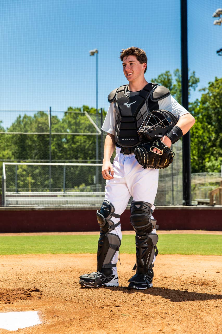 Mizuno Samurai Baseball Chest Protector - Youth & Adult Catcher Gear for Baseball & Softball - Lightweight & Durable Protection for Training & Games