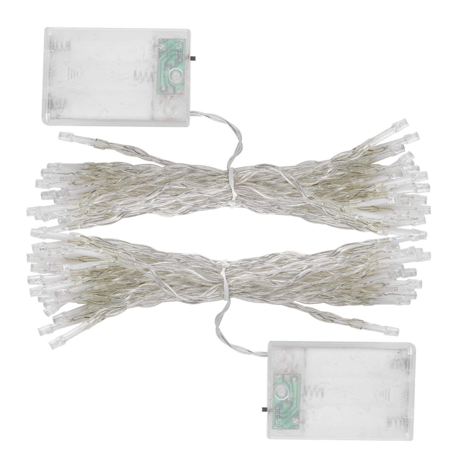 2Pcs Fairy String Lights - 6M Twinkle Firefly Lights for Christmas Tree, Garden, Wedding & Party Decoration | Indoor & Outdoor Festive Lighting for Home, Bedroom, Patio, Backyard and Special Events