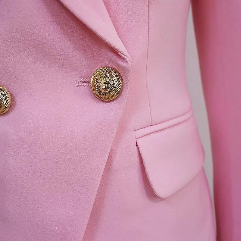 Classic Pink Blazer for Women - Casual Plain Solid Jacket | Office Wear, Spring Outfits & Special Occasions