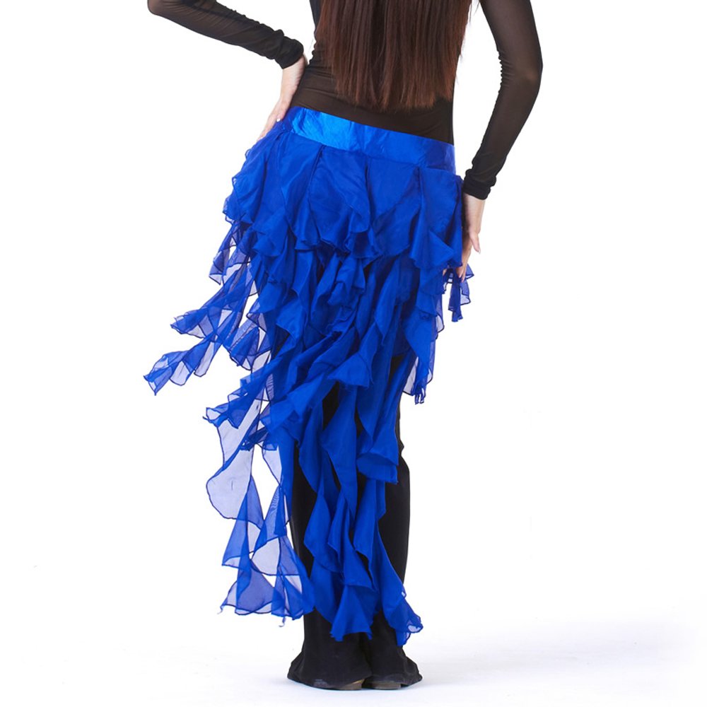 Egyptian Style Premium Belly Dance Hip Scarf with Tassels - Elegant Latin Dance Skirt for Performances, Costume Accessories & Festivals (Gold/Red/Silver) - Perfect for Belly Dancing, Zumba, Halloween & Cultural Events