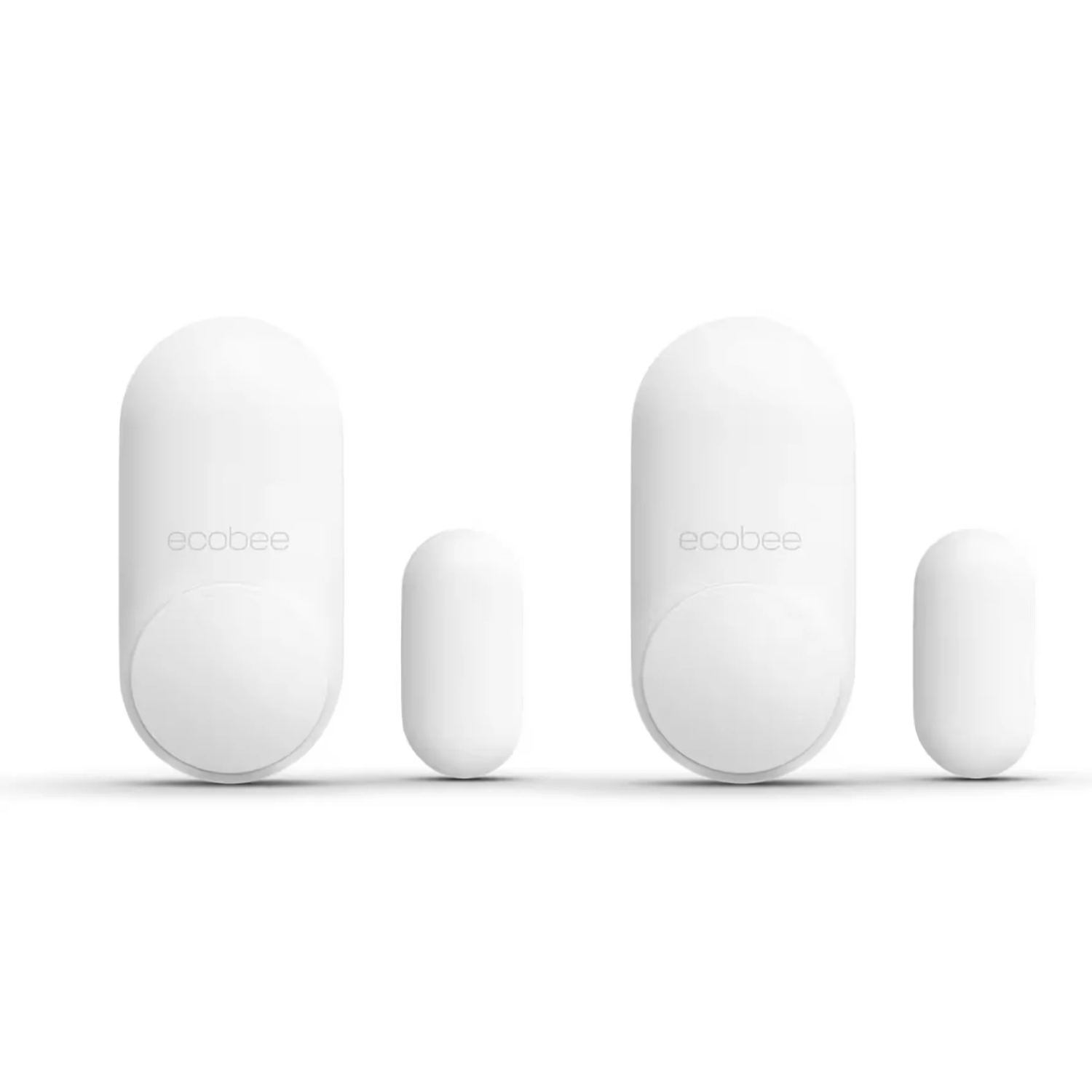 Ecobee SmartSensor for Doors and Windows - 2 Pack, White | Smart Home Security & Temperature Monitoring for Enhanced Comfort & Energy Efficiency