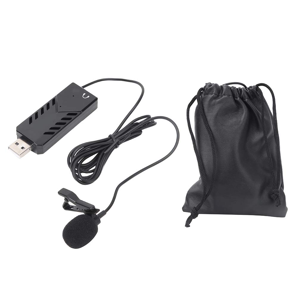 USB Lapel Microphone for Conference Calls & Recording - Plug & Play Omnidirectional Mic for PC, Laptop, Mobile Devices - Perfect for Zoom Meetings, Podcasting, Video Conferencing & Online Classes