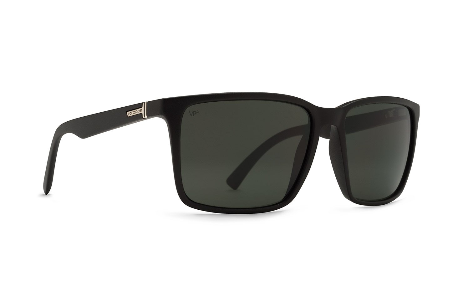 VonZipper Lesmore Polarized Wayfarer Sunglasses - UV Protection, Classic Style for Men & Women - Perfect for Driving, Beach & Outdoor Activities