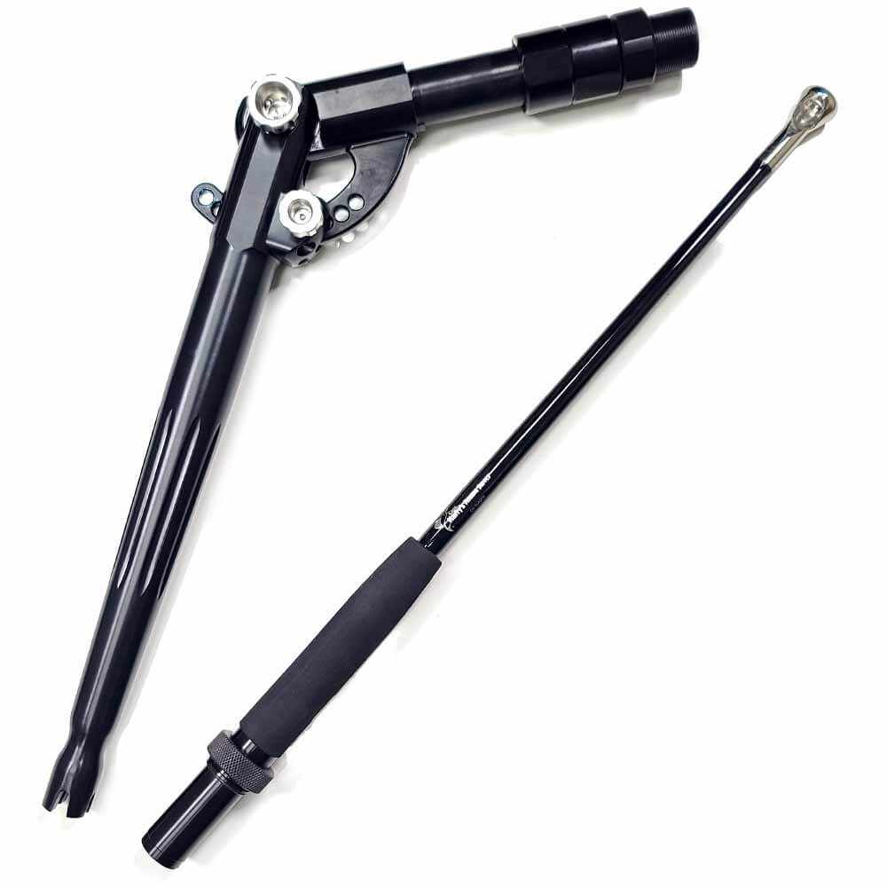 Capt. Harry's Premium Dredge/Teaser Fishing Rod with Winthrop T-10X Butt - Perfect for Saltwater Fluke & Striped Bass Fishing