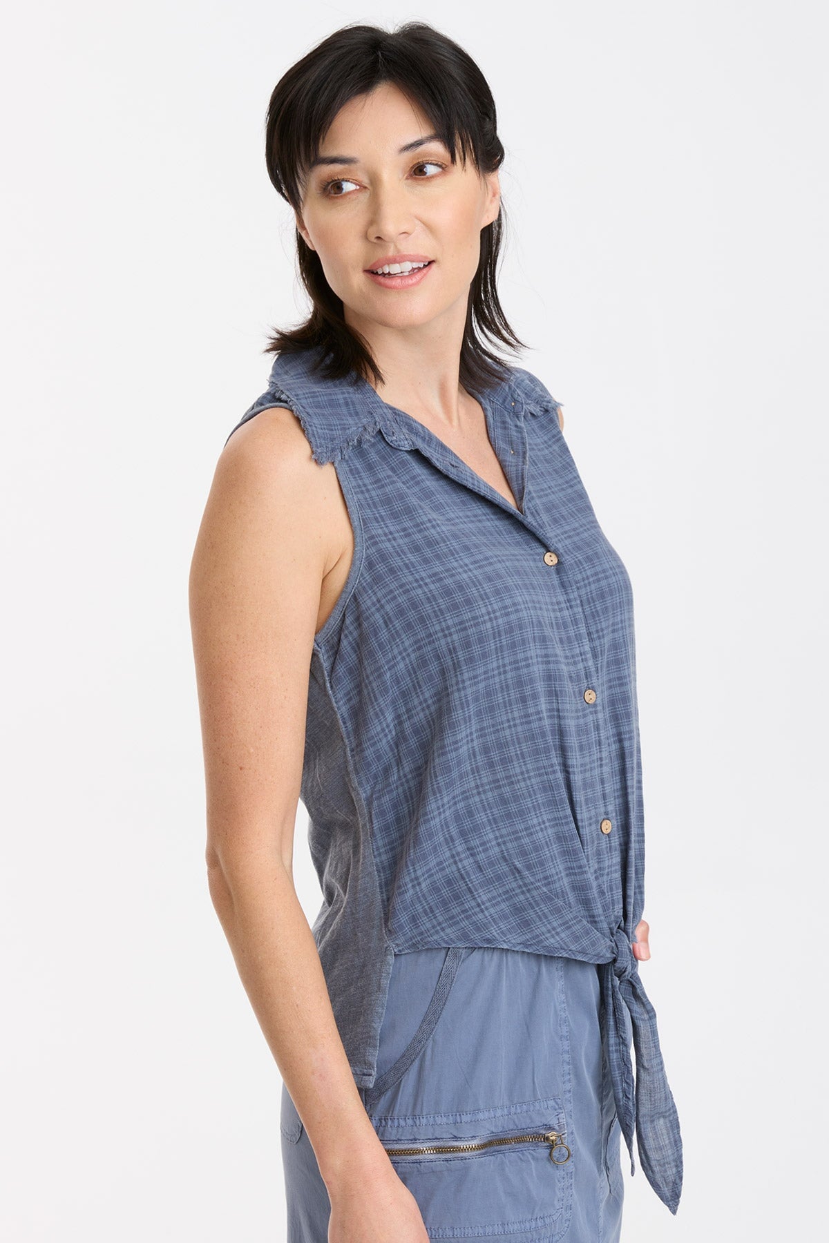 Fleming Tie Tank Top for Women - Stylish Sleeveless Blouse for Casual & Summer Outfits | Perfect for Beach, Vacation & Everyday Wear