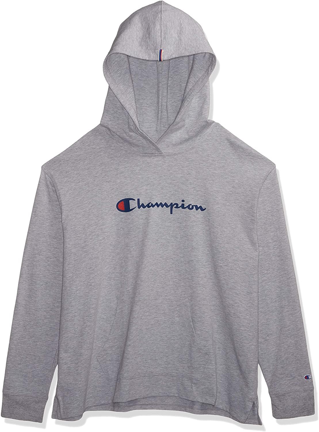 Champion Women's Logo Jersey Hoodie Pullover - Soft Fleece Sweatshirt for Casual Wear, Gym & Lounge - Trendy Streetwear Fashion for Everyday Comfort