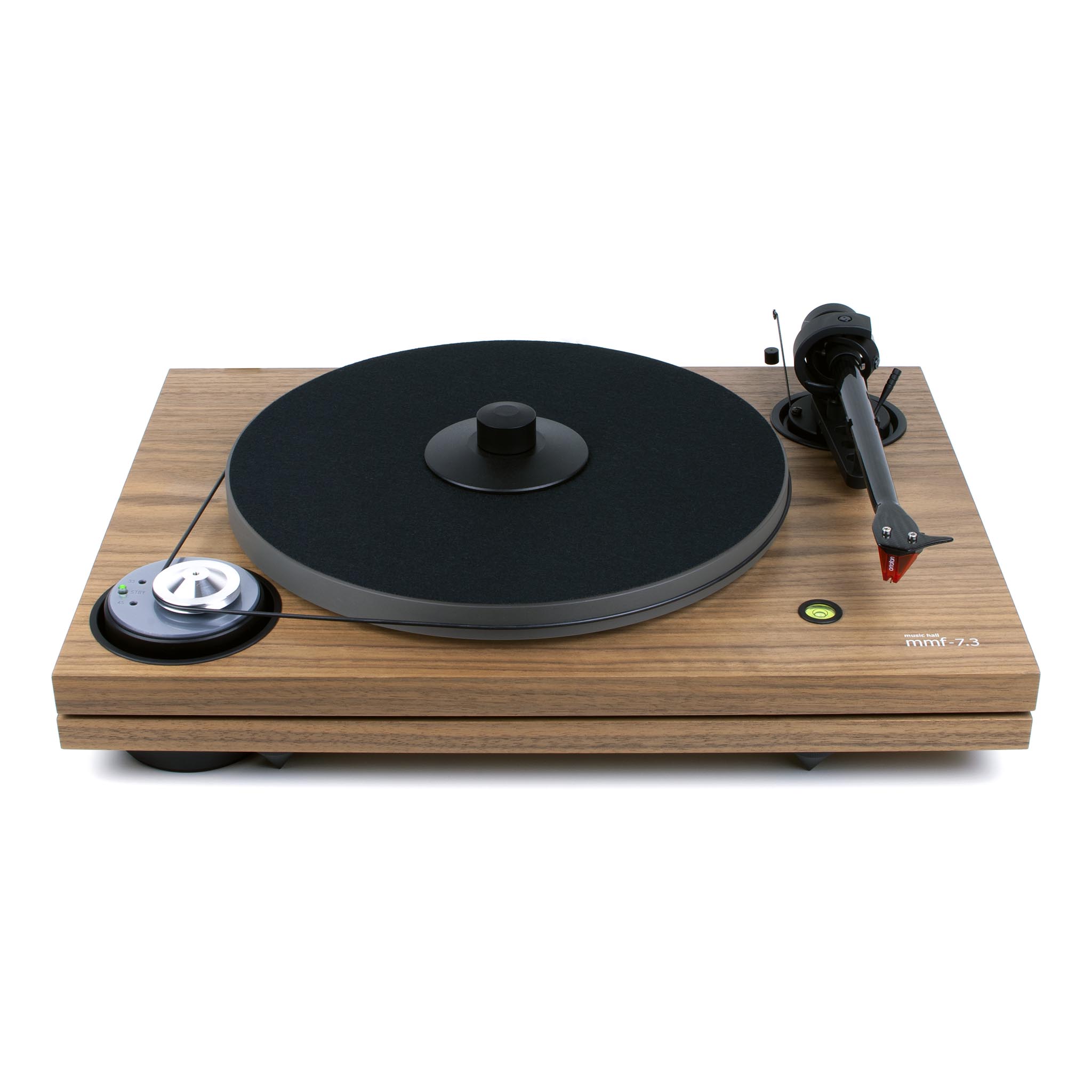 Music Hall MMF 7.3SE Walnut Turntable - High-End Vinyl Record Player with Audiophile Sound | Perfect for Home Listening, DJing & Music Enthusiasts