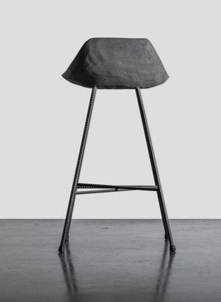 Hauteville 670 Counter Stool by Lyon Beton - Modern Bar Stool with Metal Frame & Comfortable Seat - Perfect for Kitchen Island, Breakfast Bar & Home Decor