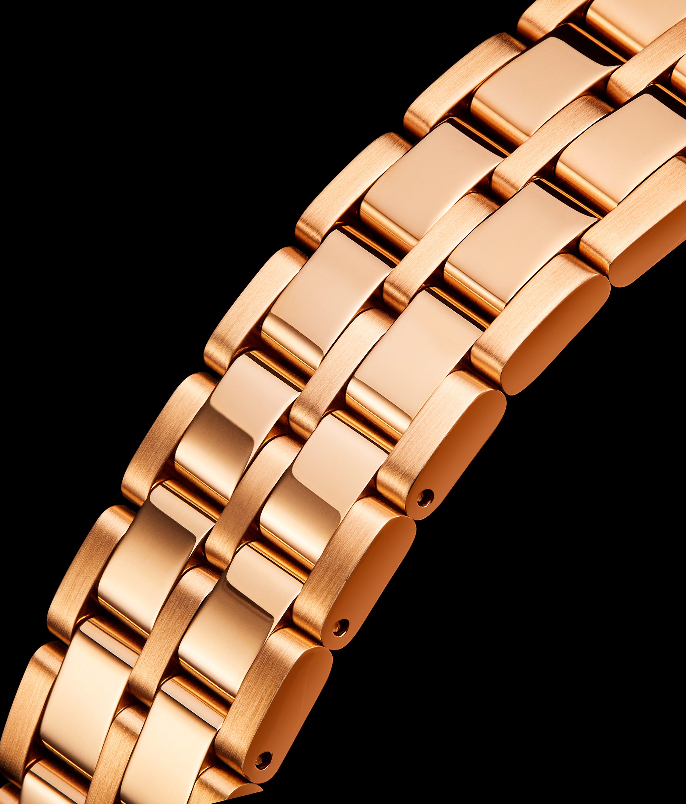 Stuhrling Original Men's Skeleton Automatic Watch - Self Winding Mechanical Dress Watch - Winchester 44 Elite in Rose Gold - Perfect for Business, Formal Events & Luxury Gifts