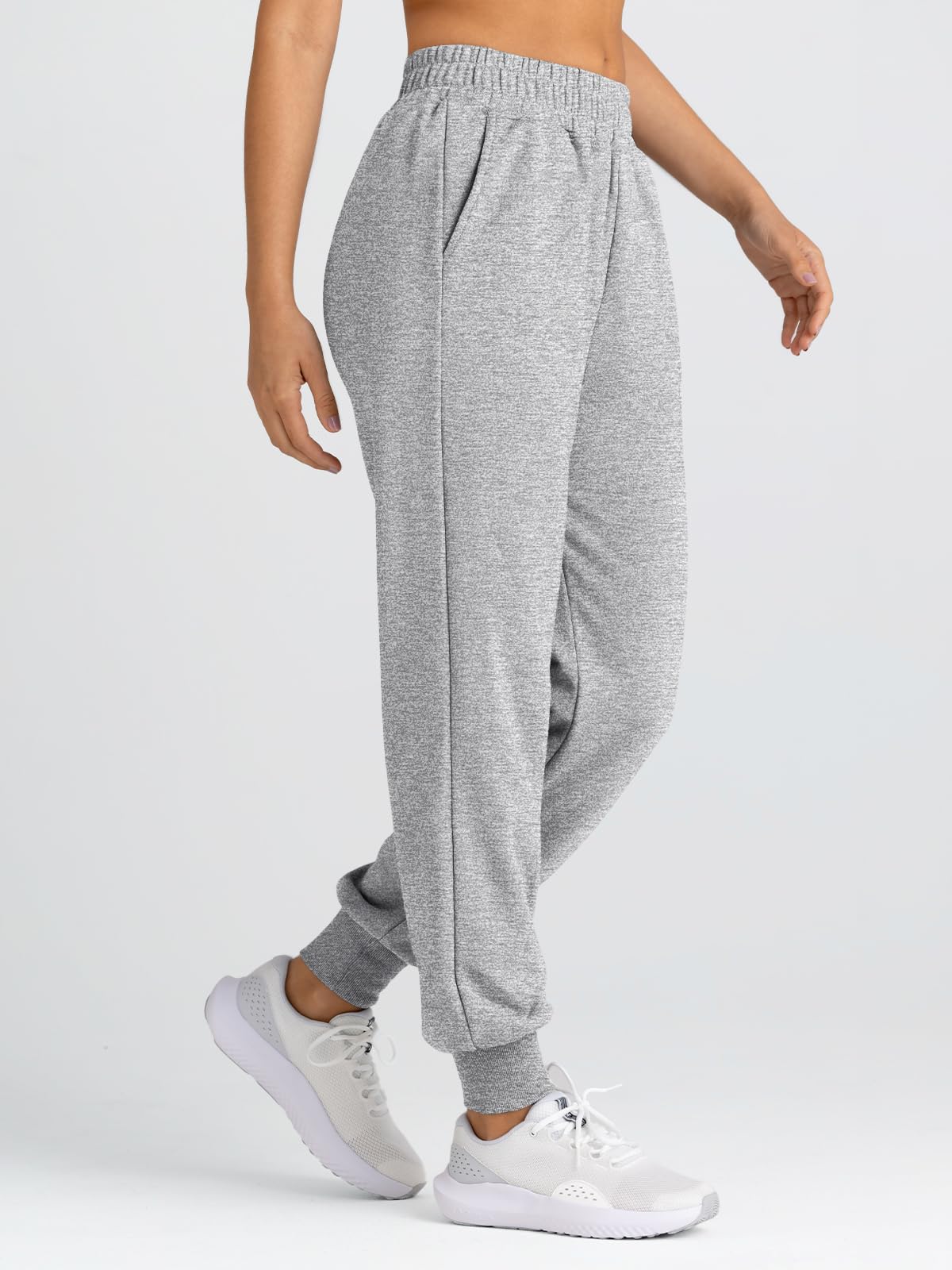 Yovela Women's High Waisted Baggy Sweatpants - Soft Fleece Joggers with Pockets for Fall | Y2K Aesthetic Casual Pants for Lounge, Workout & Streetwear Fashion