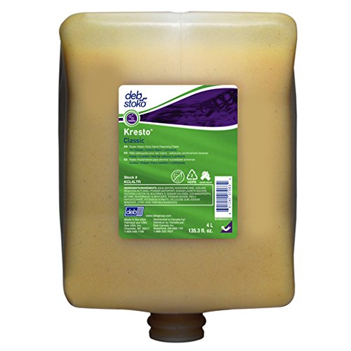 Deb Group 4L Refillable White Solopol Classic Hand Cleanser - Antibacterial Soap for Healthcare, Food Service & Industrial Use - Ideal for Hospitals, Restaurants and Factories