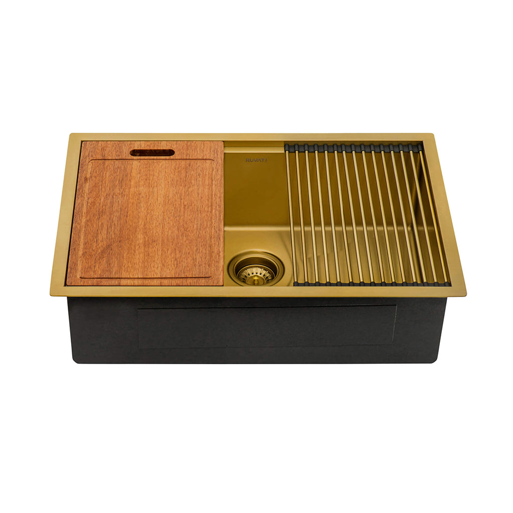 Premium Giana Workstation Single Bowl Kitchen Sink - 27