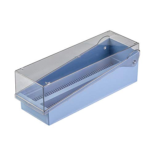 Simport M700-100 SlideFile™ Storage System - Blue Document Organizer for Office, School & Home Use | File Folder Holder for Papers, Records & Important Documents