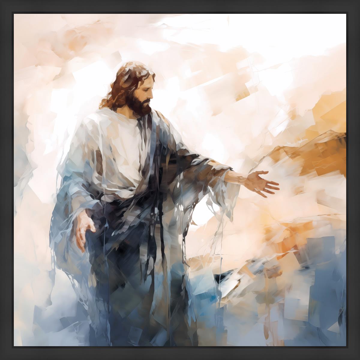 Come Unto Me Large Wall Art - Inspirational Christian Home Decor for Living Room, Bedroom & Office - Perfect for Gifts & Spiritual Spaces