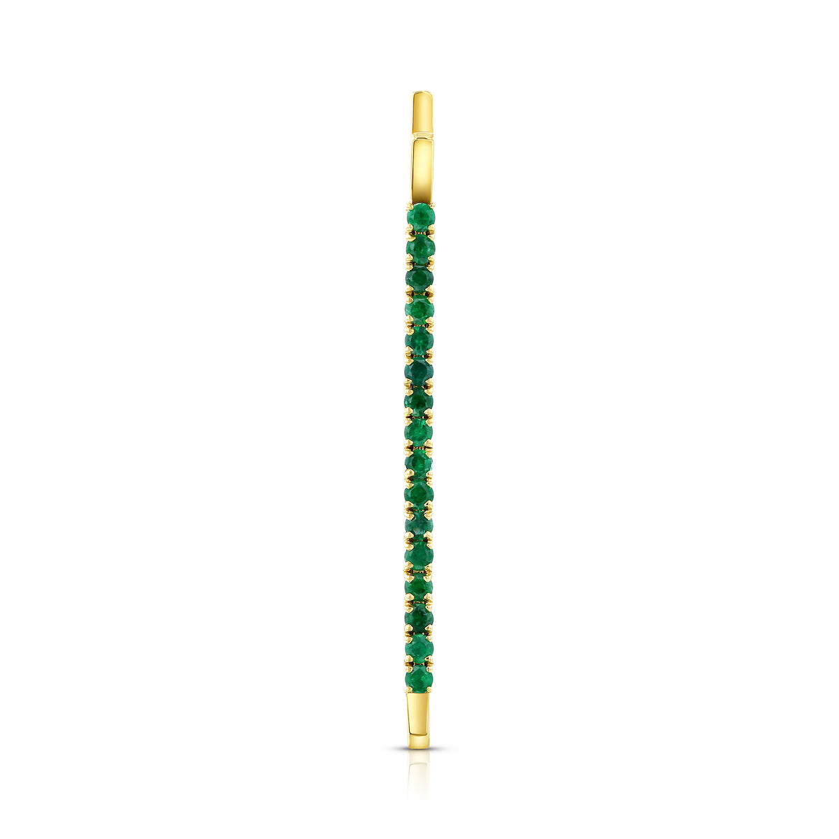 Exquisite Emerald & 14K Yellow Gold Hair Pin - Vintage Bridal Hair Accessory for Weddings, Prom & Special Occasions