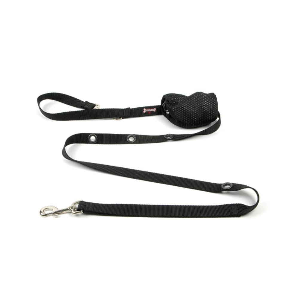 Smoochy Poochy Hands-Free Nylon Dog Leash - 6 Feet Adjustable Pet Lead with Durable Clip - Multiple Colors for Small Medium Large Dogs - Perfect for Walking, Running, Hiking & Outdoor Adventures