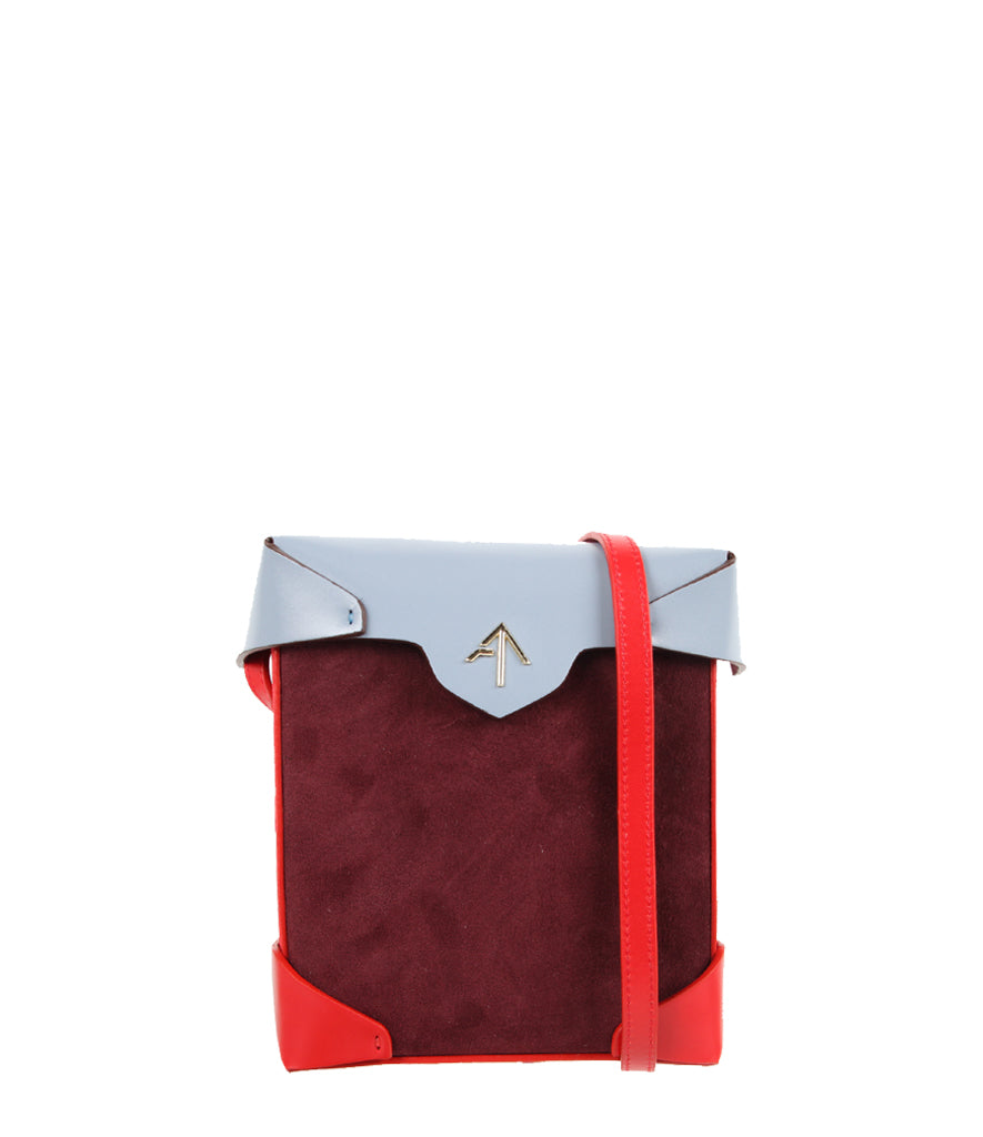 Premium Mini Suede Handbag in Burgundy - Elegant Crossbody Purse for Women, Perfect for Work, Date Night & Travel Accessories