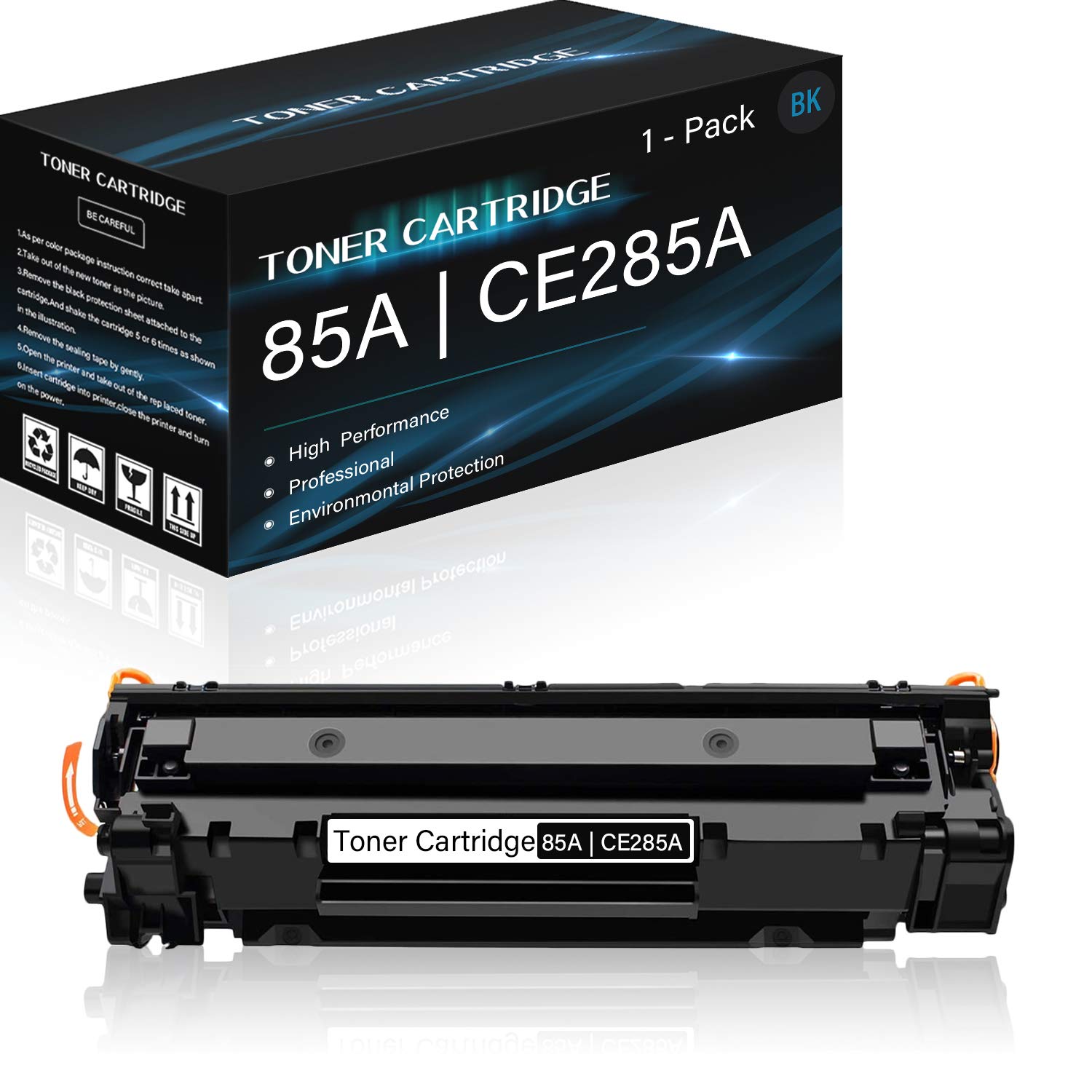 High Yield 85A Toner Cartridge for HP LaserJet 1102/P1105/P1106 - Office Printing Solution