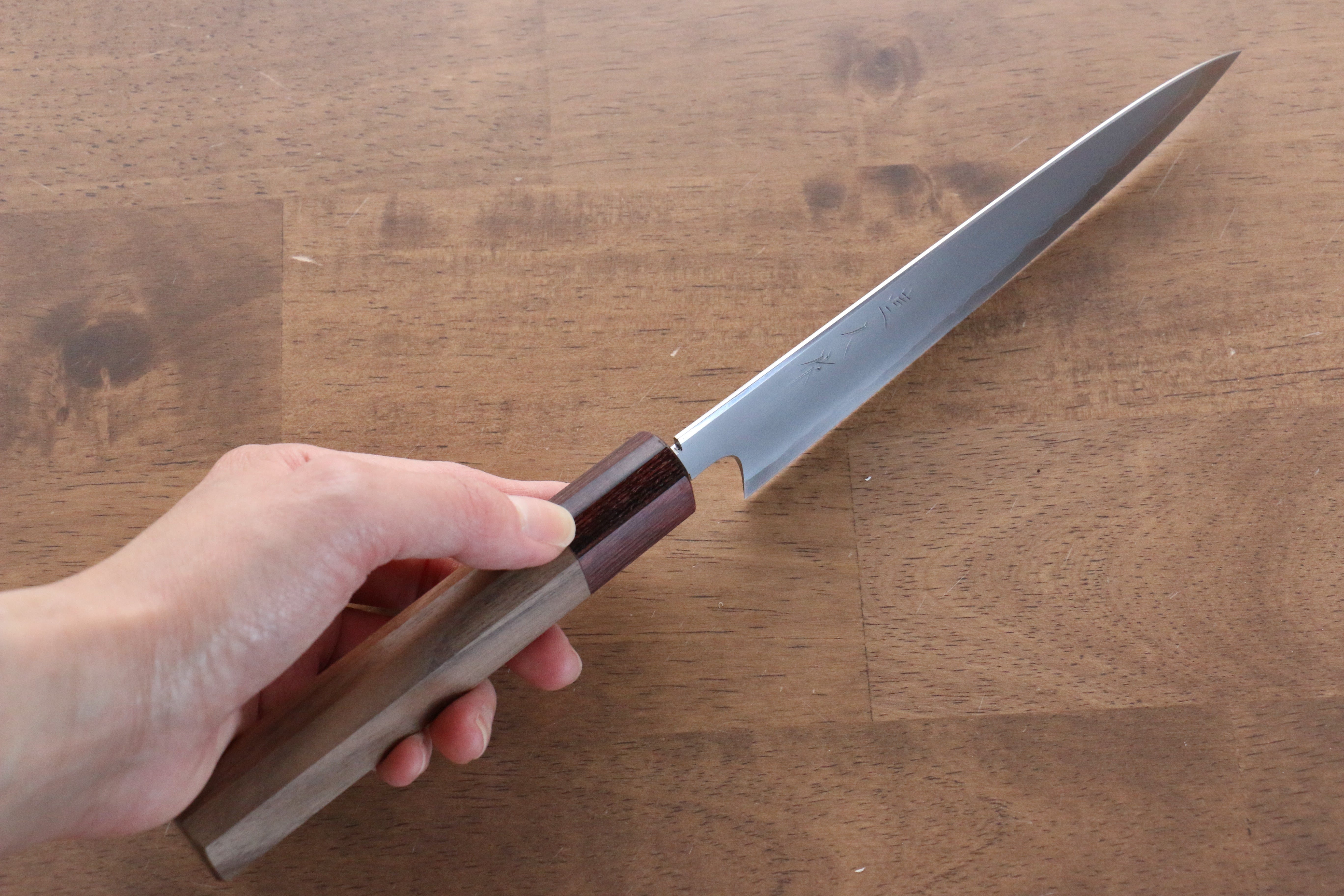 Premium SG2 Steel Petty Utility Knife 165mm with Walnut Handle - Japanese Kitchen Knife for Precision Slicing, Dicing & Garnishing - Perfect for Chefs & Home Cooks