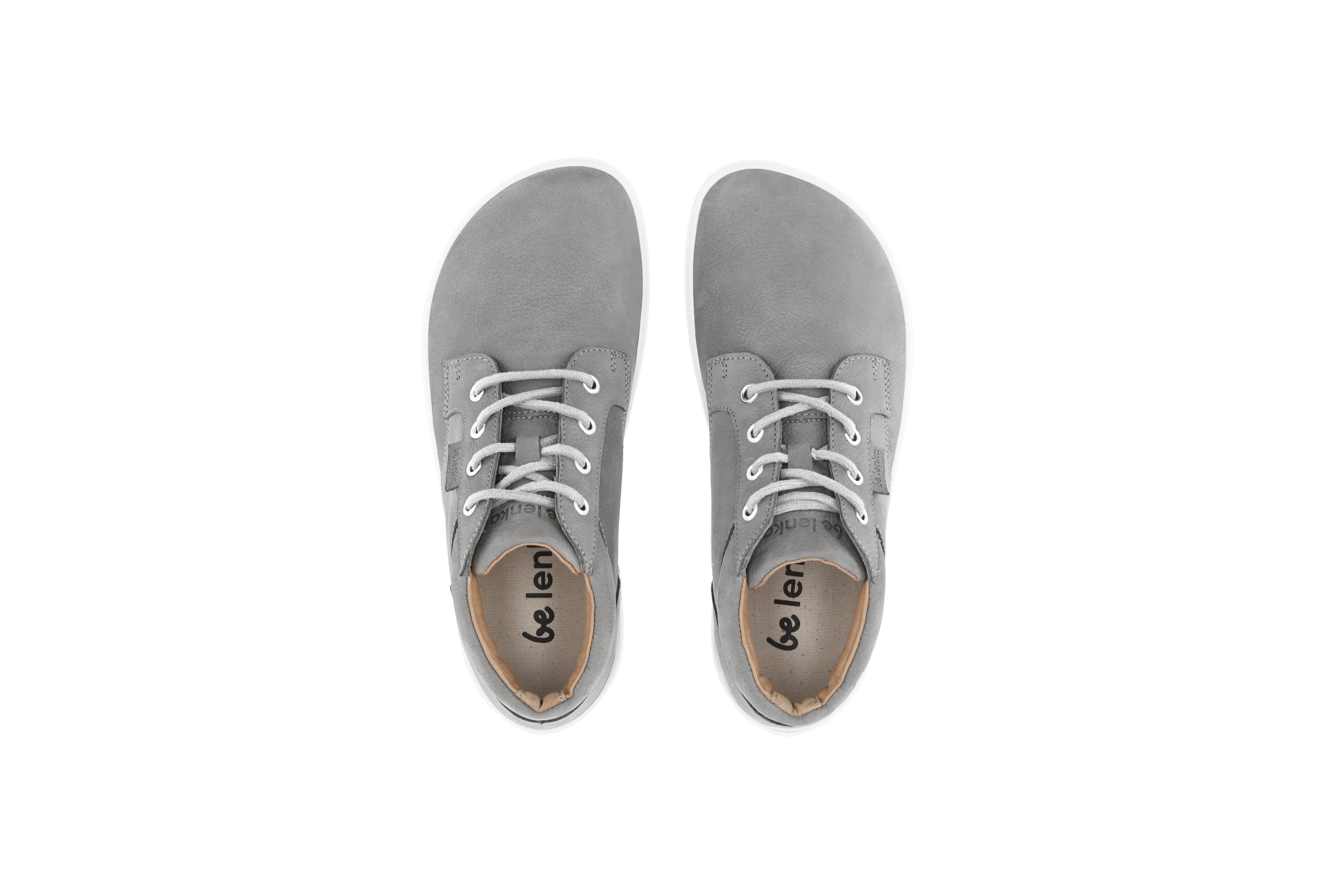 Barefoot Shoes for Men & Women - Be Lenka Synergy Pebble Grey | Minimalist, Lightweight & Flexible for Running, Hiking & Everyday Comfort