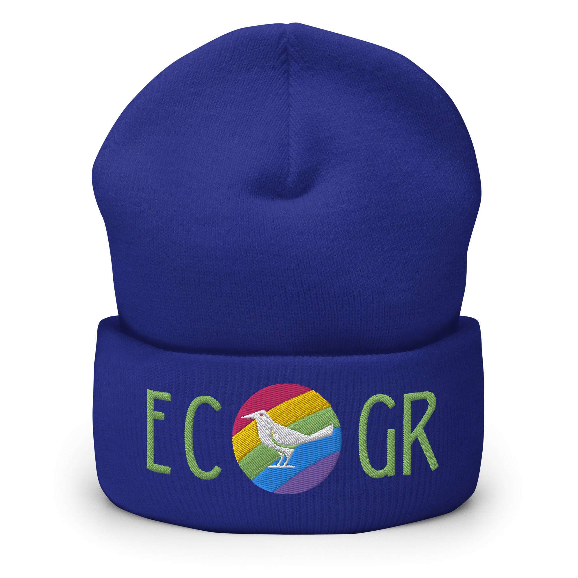 East Co. Grackles Cuffed Beanie for Men & Women - Soft Winter Knit Hat with Fold-Up Brim - Warm Fleece Lined Skull Cap for Outdoor Activities, Hiking, and Cold Weather Fashion