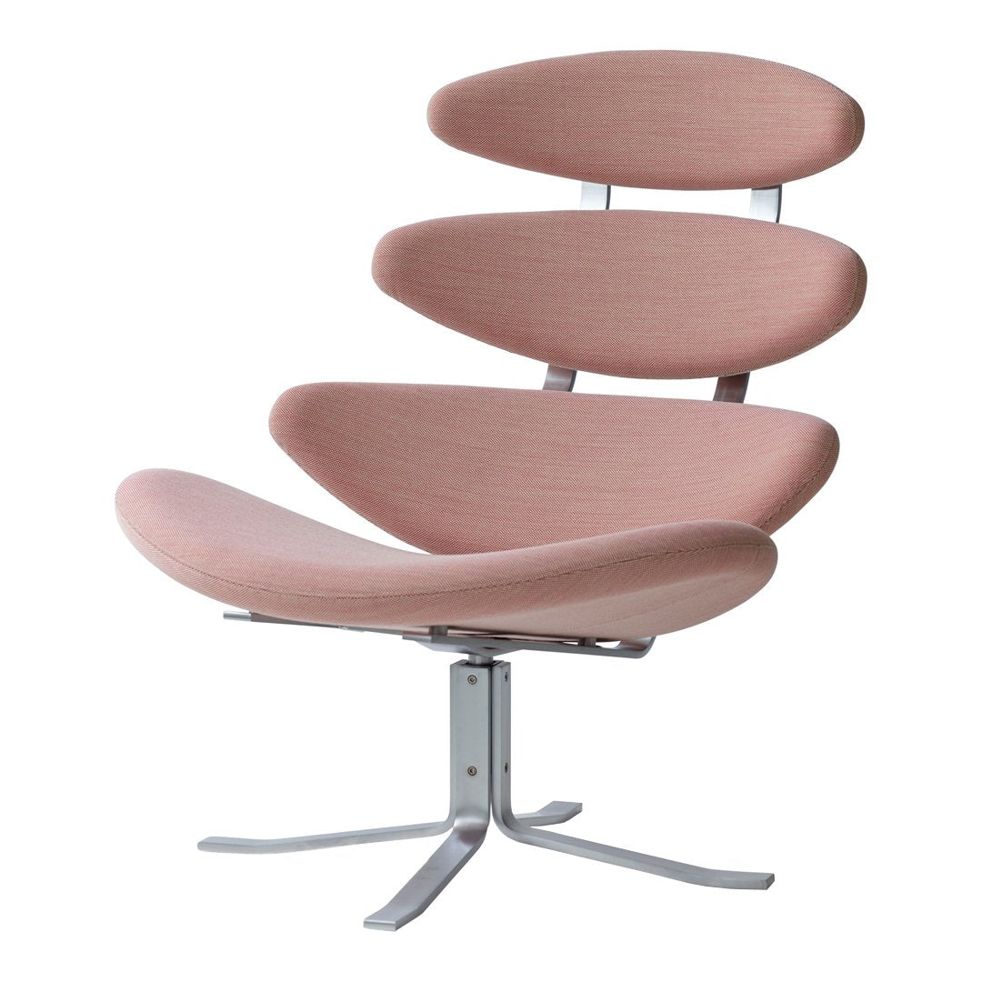 Erik Jørgensen Corona Swivel Lounge Chair - Modern Rotating Armchair for Living Room, Office & Lounge Areas - Premium Scandinavian Design Furniture for Home Decor