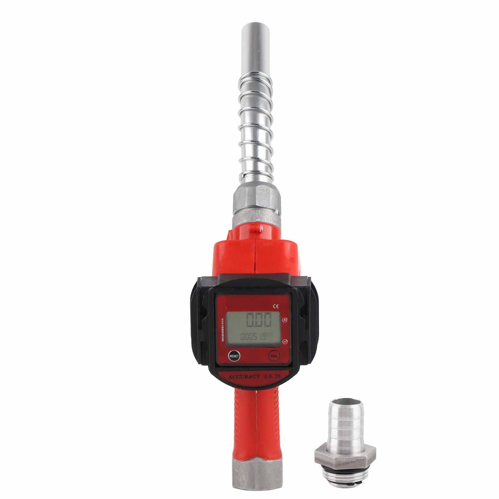 1pc Digital Fueling Nozzle with Automatic Lock - Gasoline/Kerosene Metered Nozzle Gun for Precise Fuel Dispensing | Ideal for Gas Stations, Farms & Home Fuel Storage