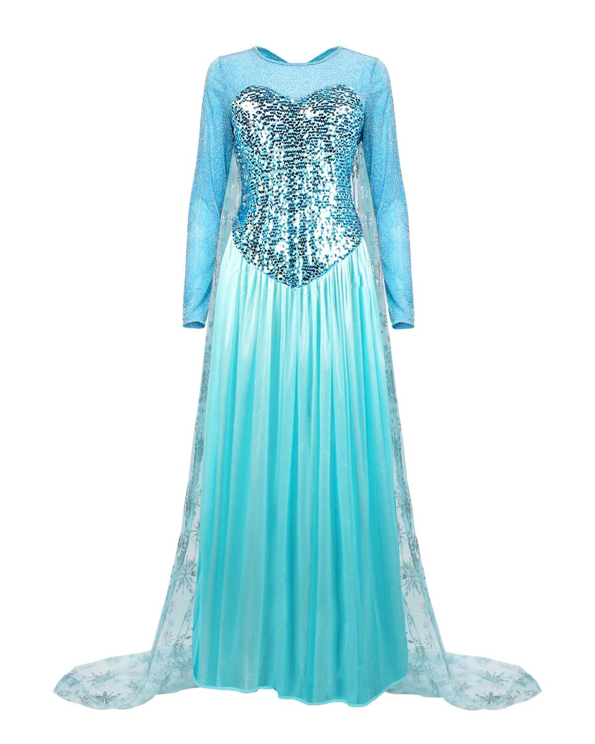 Elegant Women's Princess Cosplay Dress - Fairy Fancy Gown for Christmas Party, Halloween Costume & Renaissance Fair