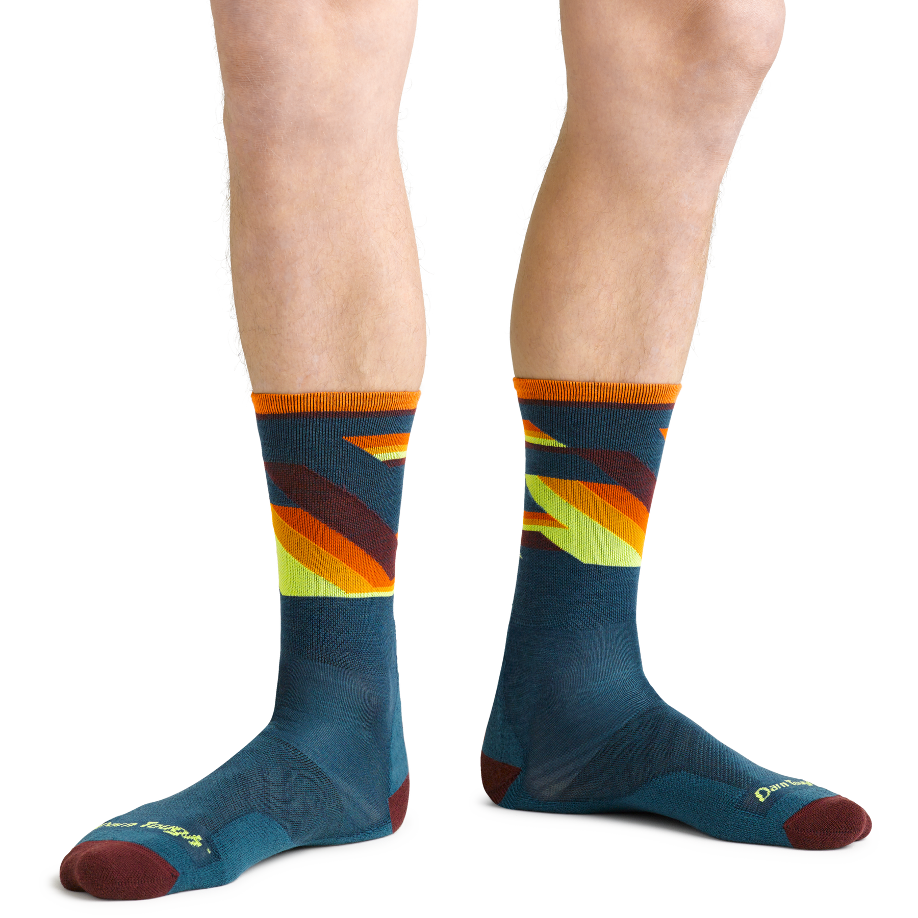 Bolt Micro Crew Ultra Lightweight Running Socks for Men - Breathable Athletic Socks for Jogging, Gym & Marathon Training - D1056M