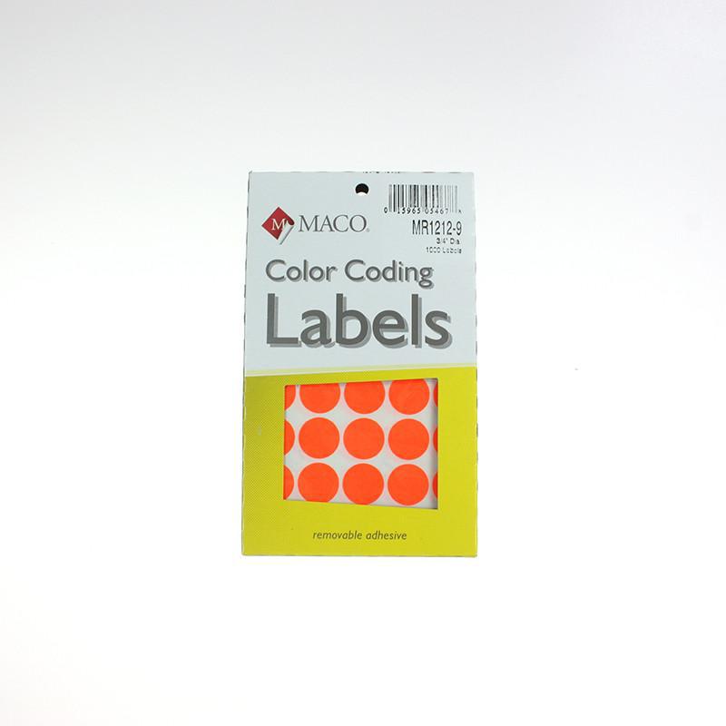 3/4 Inch Round Box Labels - 11 Vibrant Colors for Shipping, Organizing & Crafting - Perfect for Packages, Storage & DIY Projects