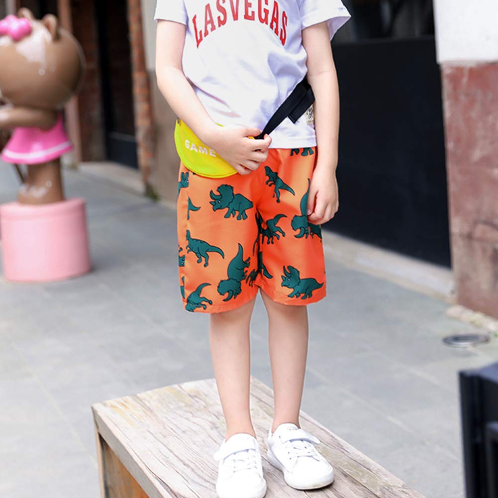 **EULLA Boys Quick Dry Swim Trunks UPF 50+ - Kids Beach Swim Shorts for Boys, Comfortable Board Shorts for Swimming, Surfing & Summer Activities**