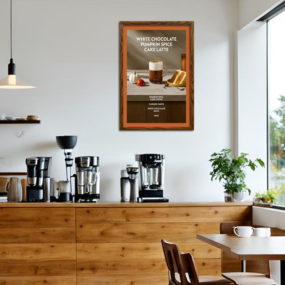 20x30 Designer Wood Snap Frames for Posters with 3 Wide Matboard - Perfect for Home Decor, Office Displays & Art Gallery Exhibitions