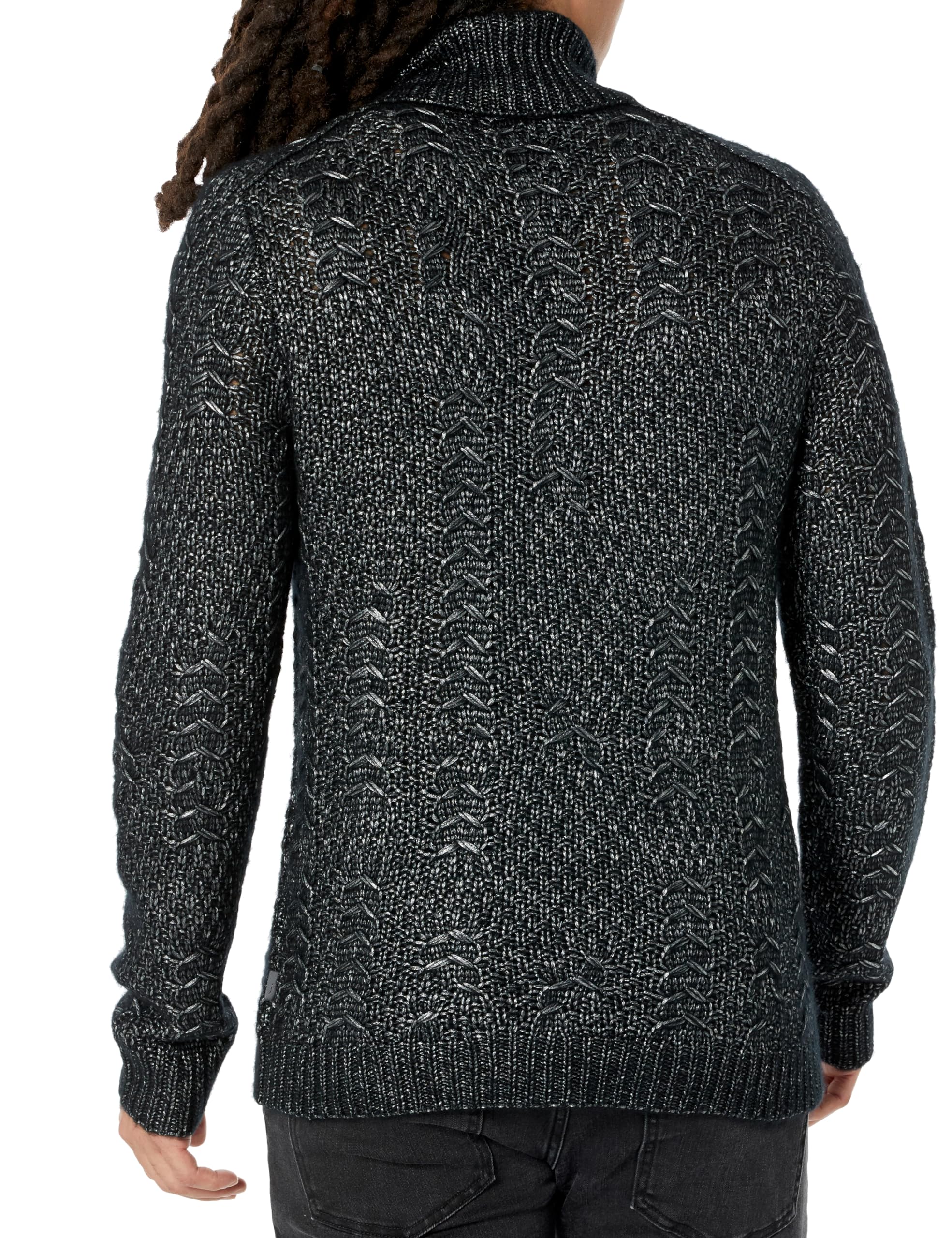 John Varvatos Men's Barclay Sweater - Premium Knit Pullover for Casual & Business Wear - Soft & Stylish Winter Fashion for Men