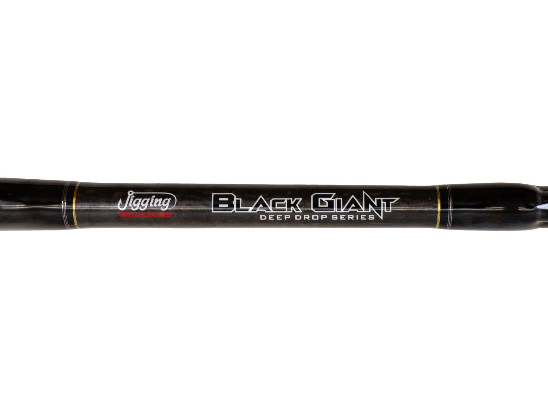 Jigging World Black Giant Deep Drop Fishing Rods - Heavy Duty Saltwater Offshore Trolling Rod for Deep Sea Fishing, Bottom Fishing & Jigging