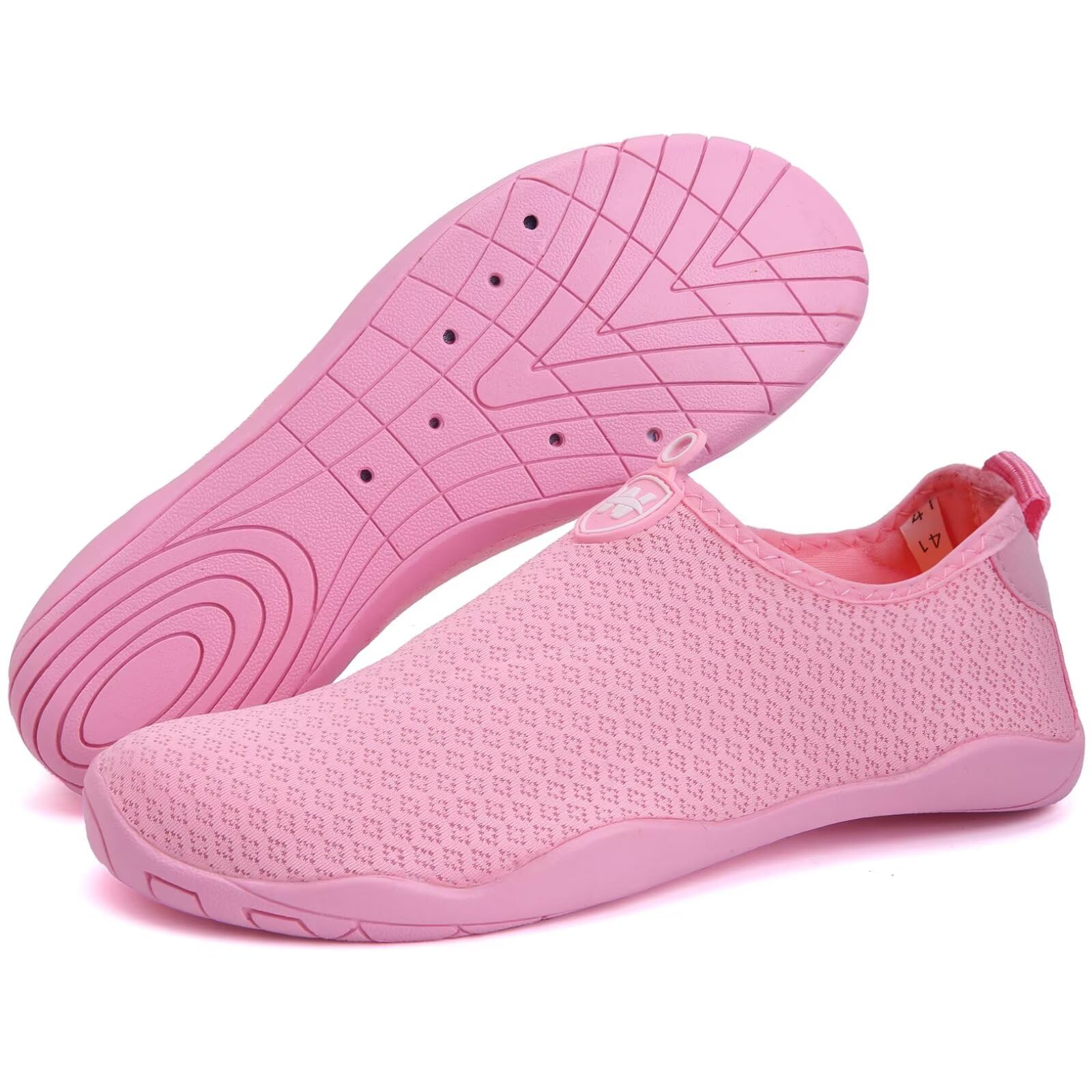 **WateLves Water Shoes for Men & Women - Slip-On Barefoot Beach Swim Shoes - Quick-Dry Aqua Socks for Pool, Surf, Yoga & Water Aerobics - Perfect for Beach, Swimming & Outdoor Water Activities**